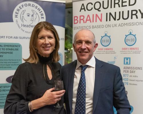 Rebecca Stephens and Tim Evans