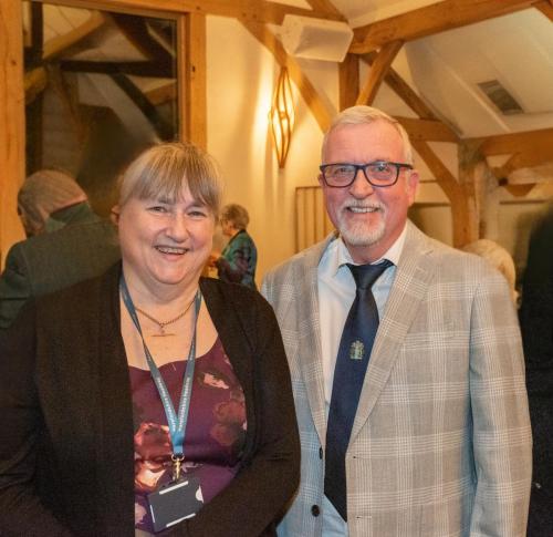 Helen Mapp former CEO and Steve Heptinstall CEO